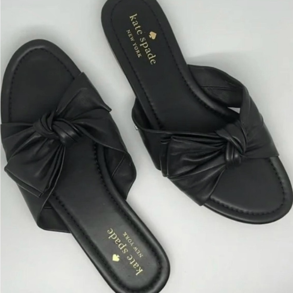 Kate Spade Black Bow Sandals